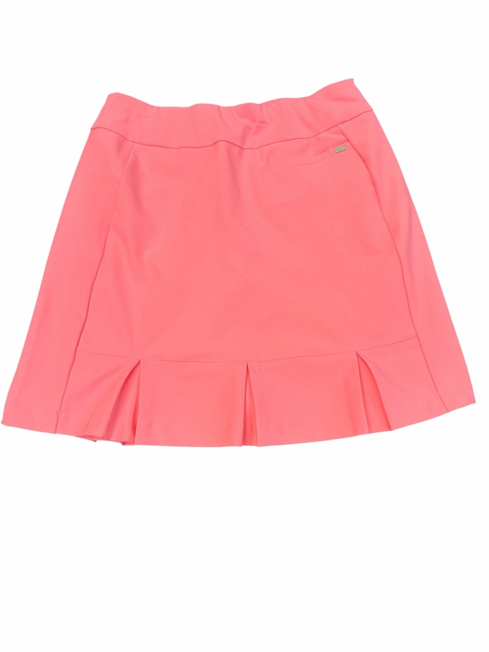 Tail Coral Pink A-Line Skirt with Pleated Hem size 6. Perfect for golf, tennis